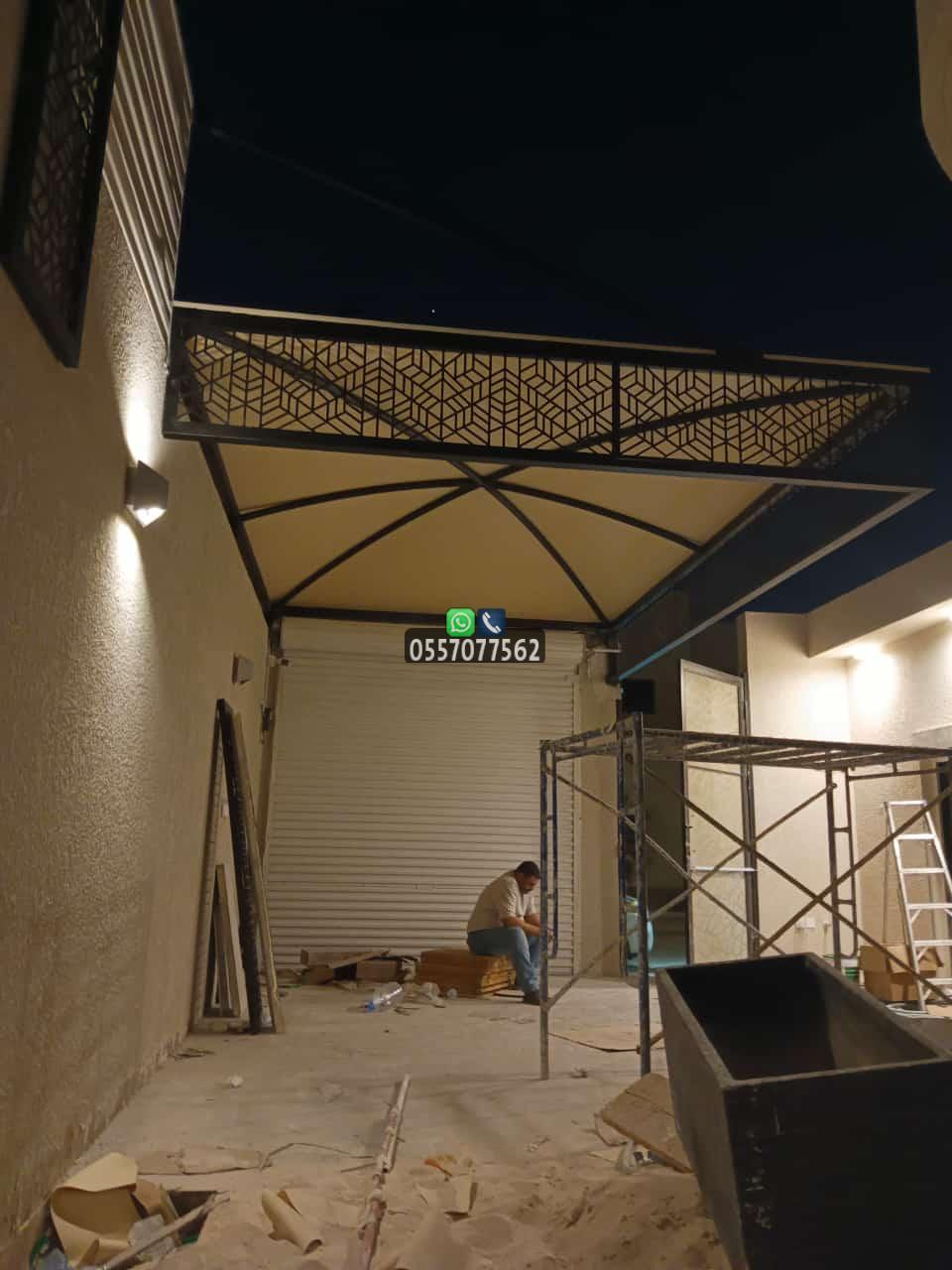 تركيب مظلات الممرات والمداخل
