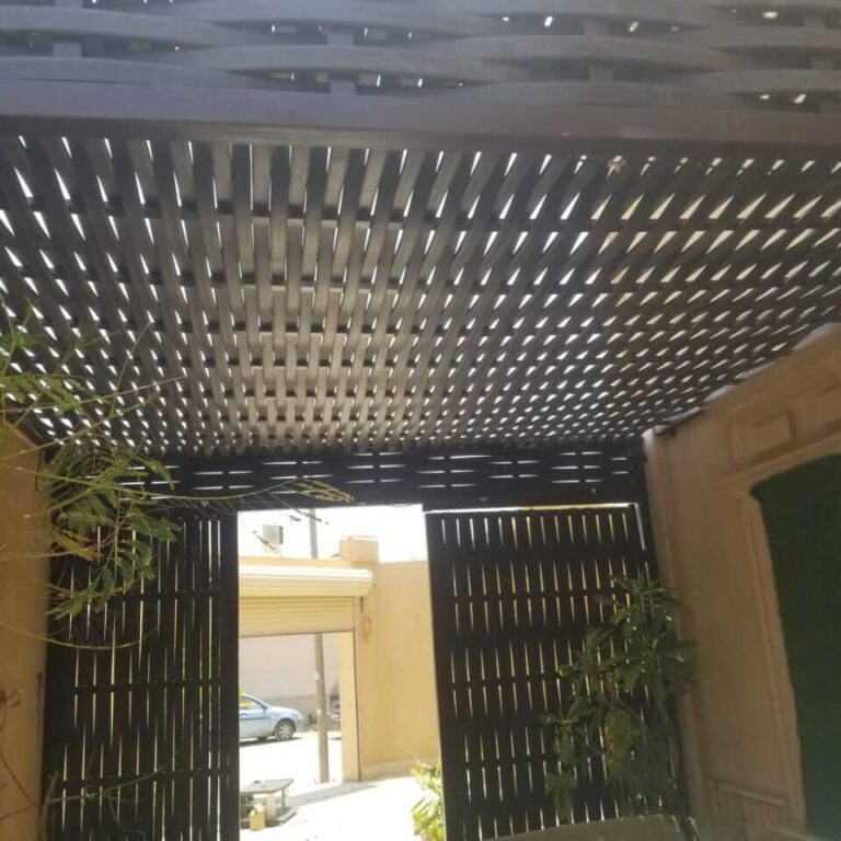 مظلات ممرات مداخل المنازل في الرياض وجدة: الحل الأمثل لراحة وأناقة منزلك