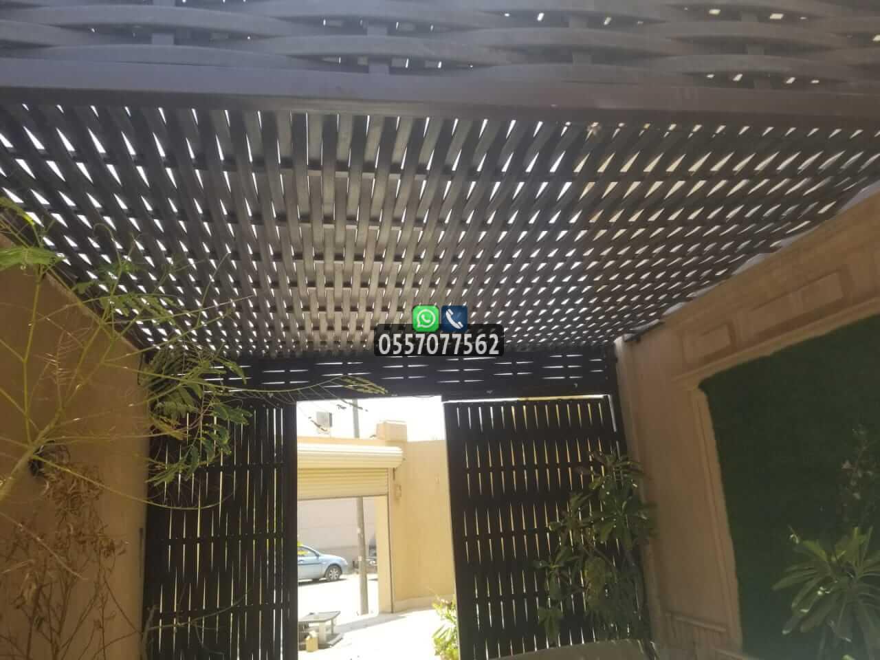مظلات ممرات مداخل جدة والرياض