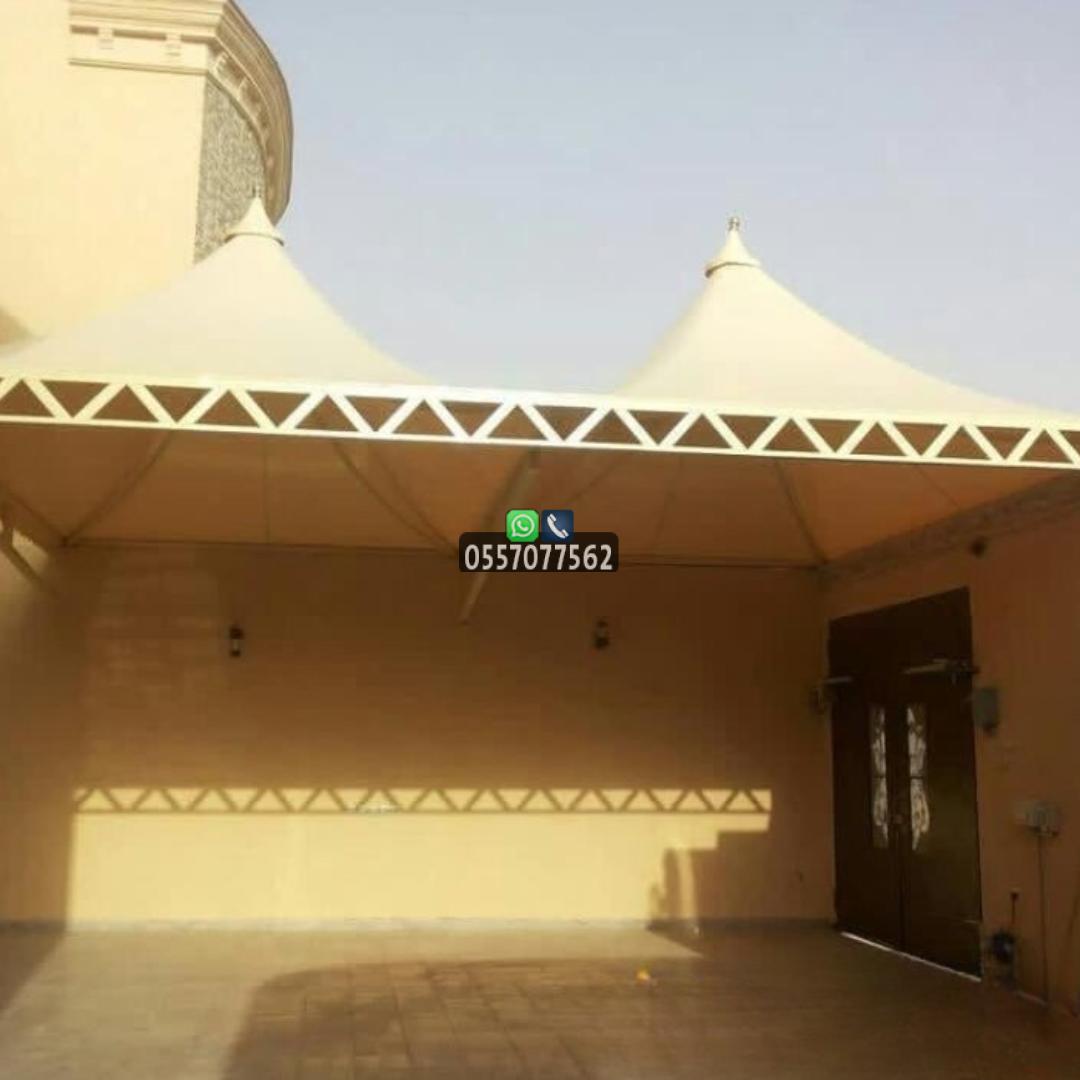 خطوات تركيب مظلات هرمية في الرياض وجدة
