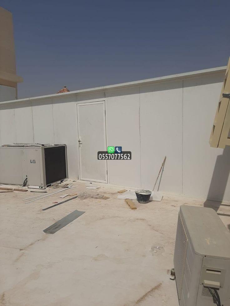 خطوات تركيب غرف الساندوتش بانل