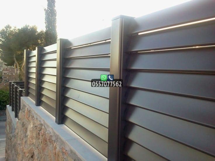 سواتر شرائح حديد سواتر الرياض