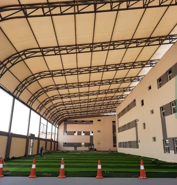 مظلات ملاعب مدارس ساحات حي النهضة